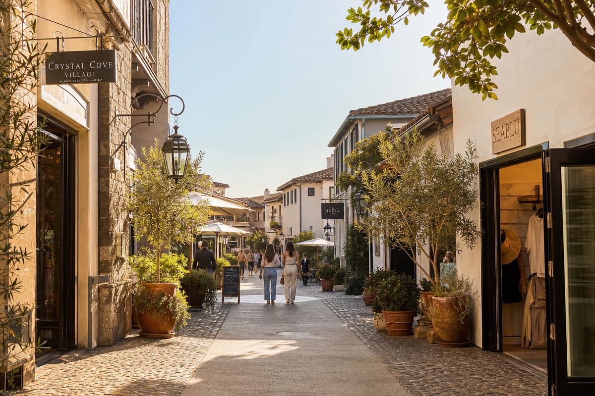 Luxury homes in Crystal Cove Village